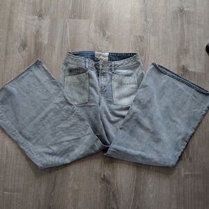 Free People Wide Leg Jeans